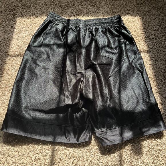 Nike Basketball Shorts Mens Large Black Mesh Lined Dazzle Athletic Sports Active - Picture 5 of 7